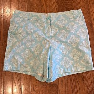 crown & ivy pattern shorts